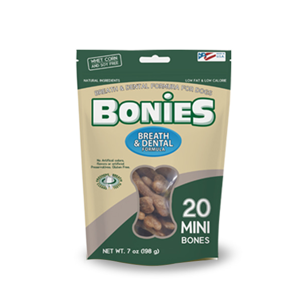 보니스 BONIES 덴탈 치아관리 개껌 사이즈(MINI, SMALL, REGULAR) 강아지간식